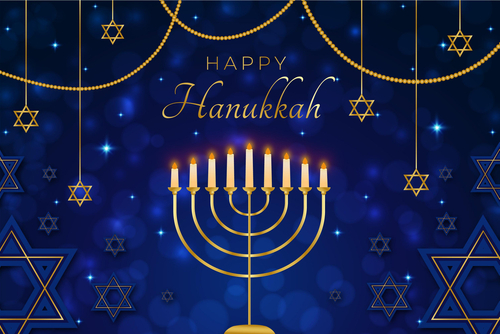 Happy,Hanukkah,Wishes,,Background,,Greeting