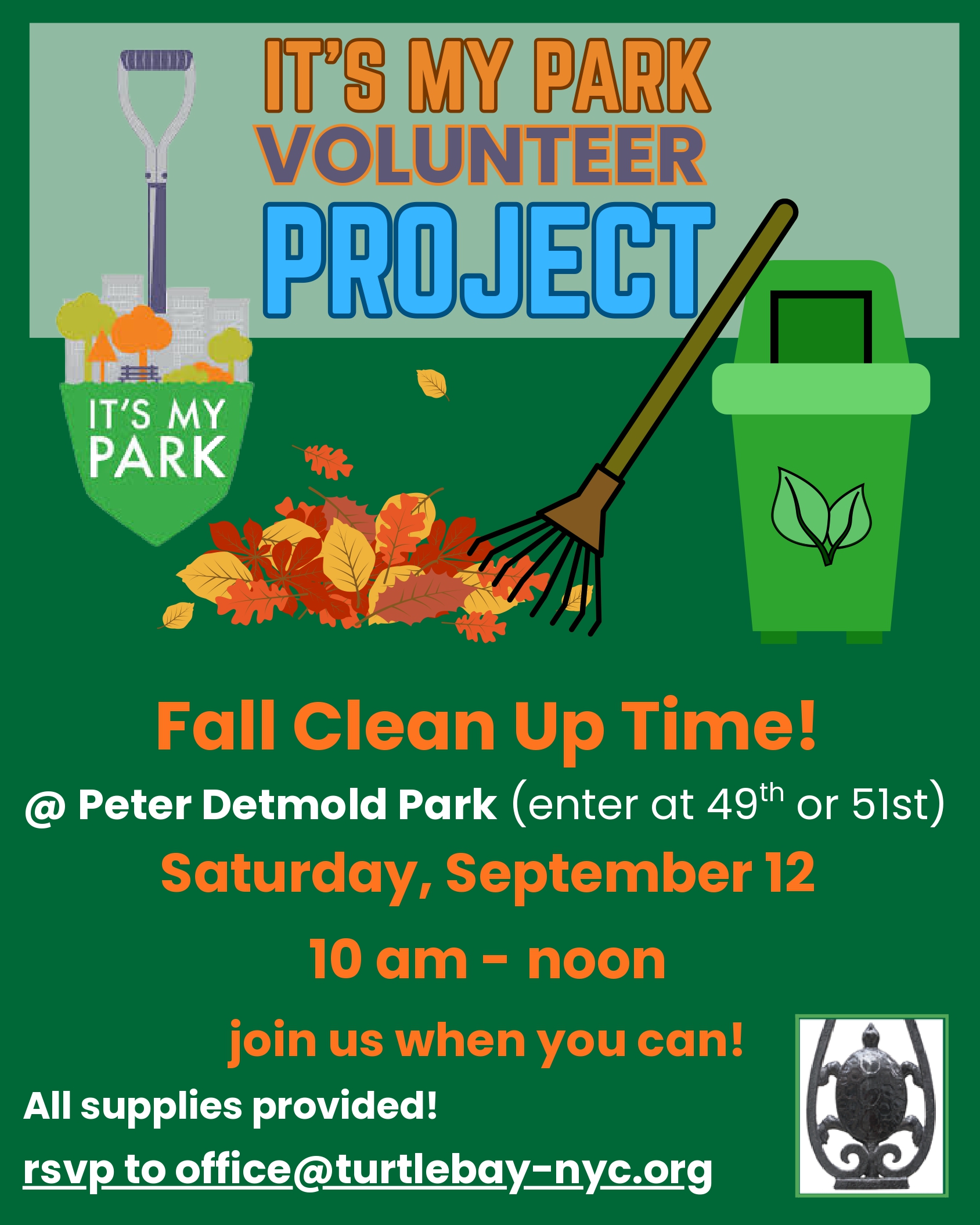 IT’S MY PARK VOLUNTEER PROJECT